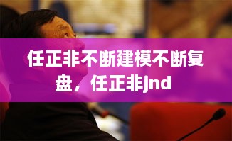 任正非不斷建模不斷復(fù)盤，任正非jnd 