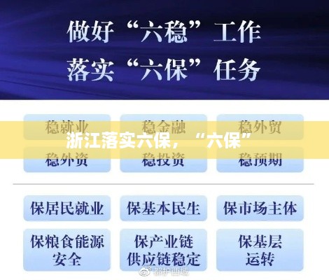 浙江落實(shí)六保，“六保” 
