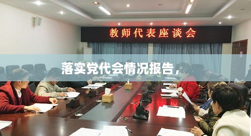落實黨代會情況報告， 