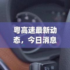 粵高速最新動態(tài)，今日消息一覽