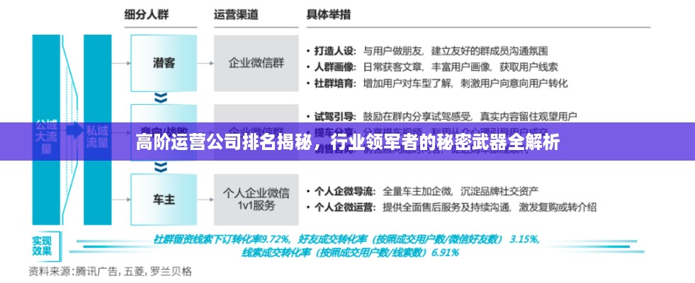 高階運(yùn)營(yíng)公司排名揭秘，行業(yè)領(lǐng)軍者的秘密武器全解析