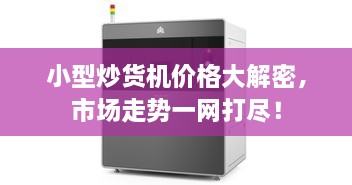 小型炒貨機價格大解密，市場走勢一網(wǎng)打盡！