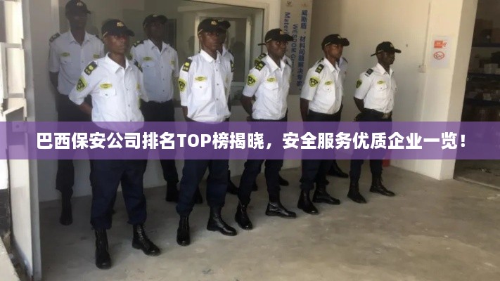 巴西保安公司排名TOP榜揭曉，安全服務(wù)優(yōu)質(zhì)企業(yè)一覽！