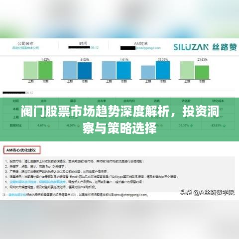 閥門股票市場趨勢深度解析，投資洞察與策略選擇