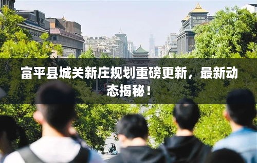 富平縣城關(guān)新莊規(guī)劃重磅更新，最新動態(tài)揭秘！